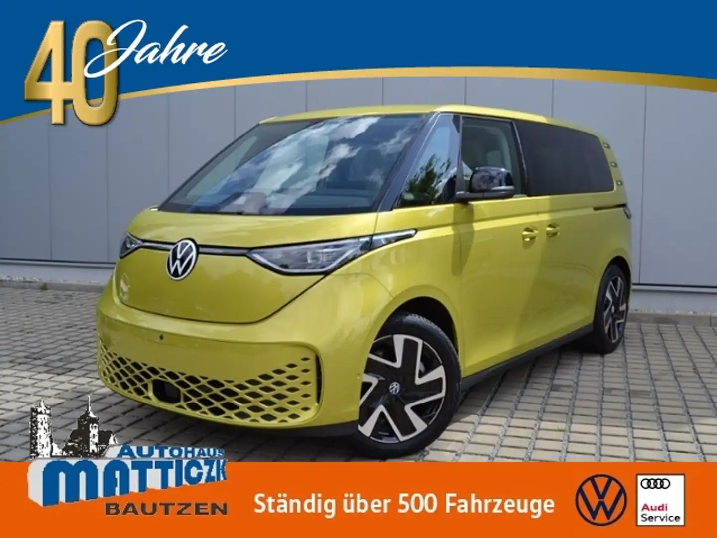 Volkswagen ID. Buzz Pro AHK/INTERIEUR-STYLE PLUS/ASSISTENZ-PLUS/20-ZO Galben - 1