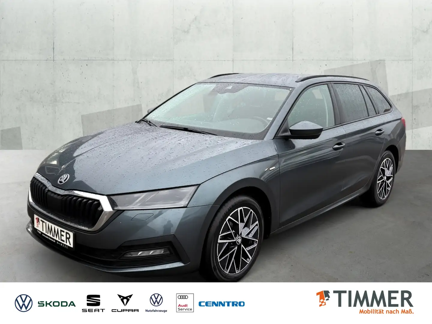 Skoda Octavia Combi 2.0 TDI DSG CLEVER +MATRIX +ACC +RKAM +NAVI Grau - 1