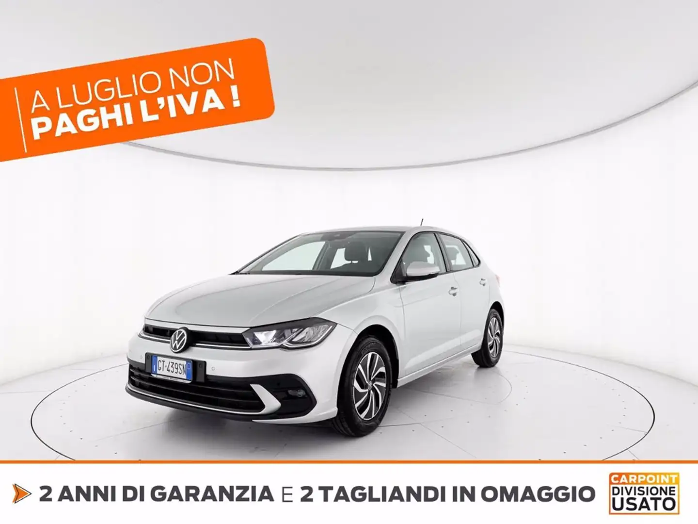 Volkswagen Polo 1.0 tsi life 95cv dsg Grigio - 1