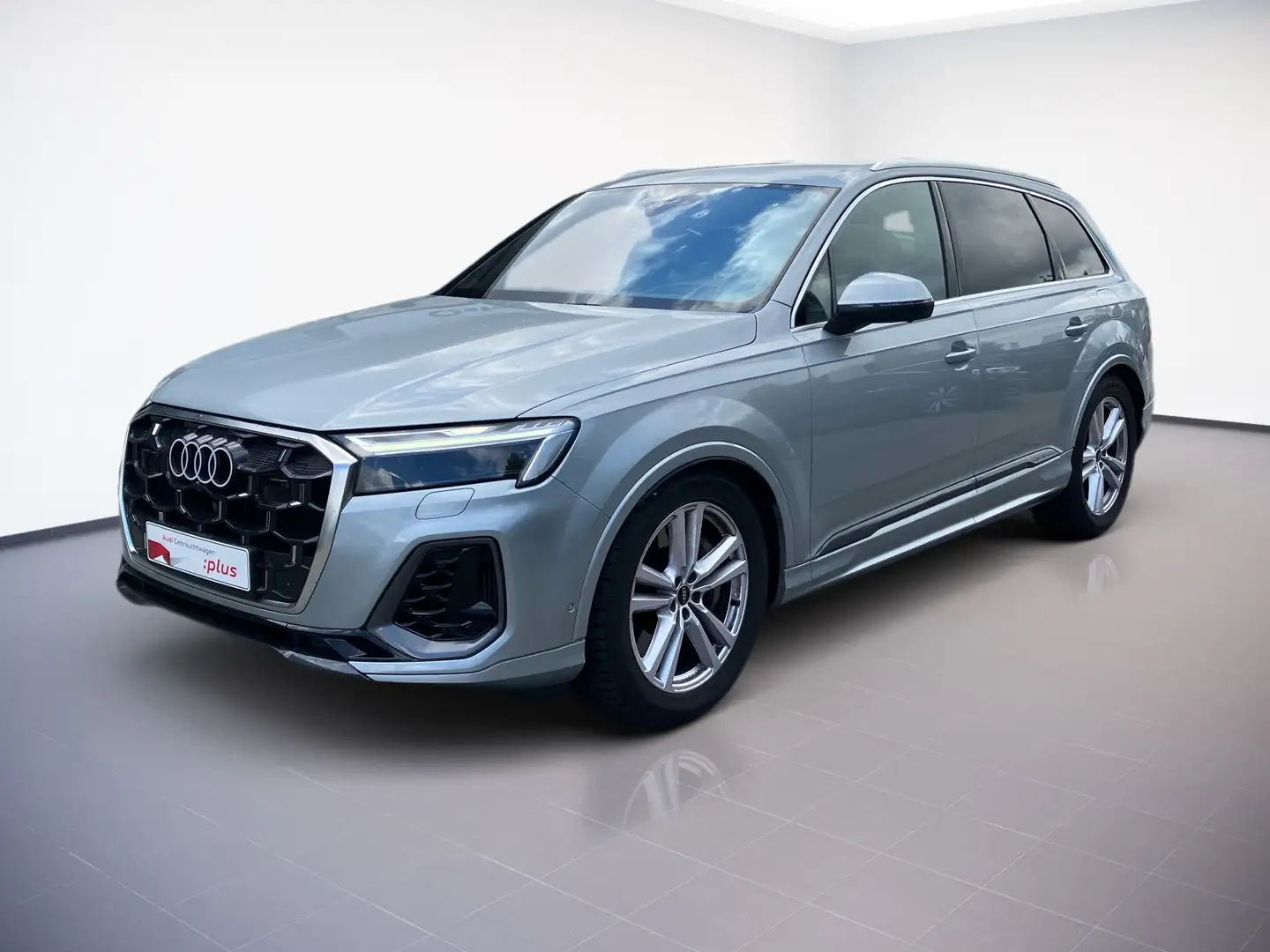 Audi Q7 S-LINE 55 TFSIe NP112 5J-G MATRIX.B&O.360°.NAVI.AI Argent - 2