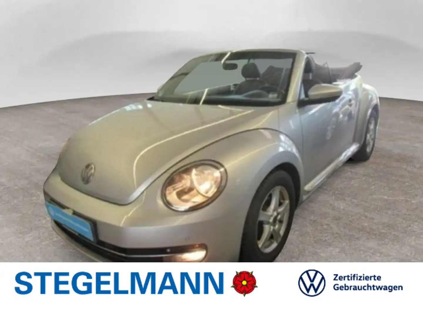Volkswagen Beetle Cabriolet 1.2 TSI Design *LED*Navi*PDC*Cl Silber - 1