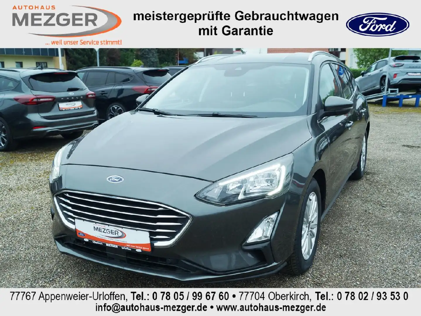 Ford Focus Titanium Grijs - 1