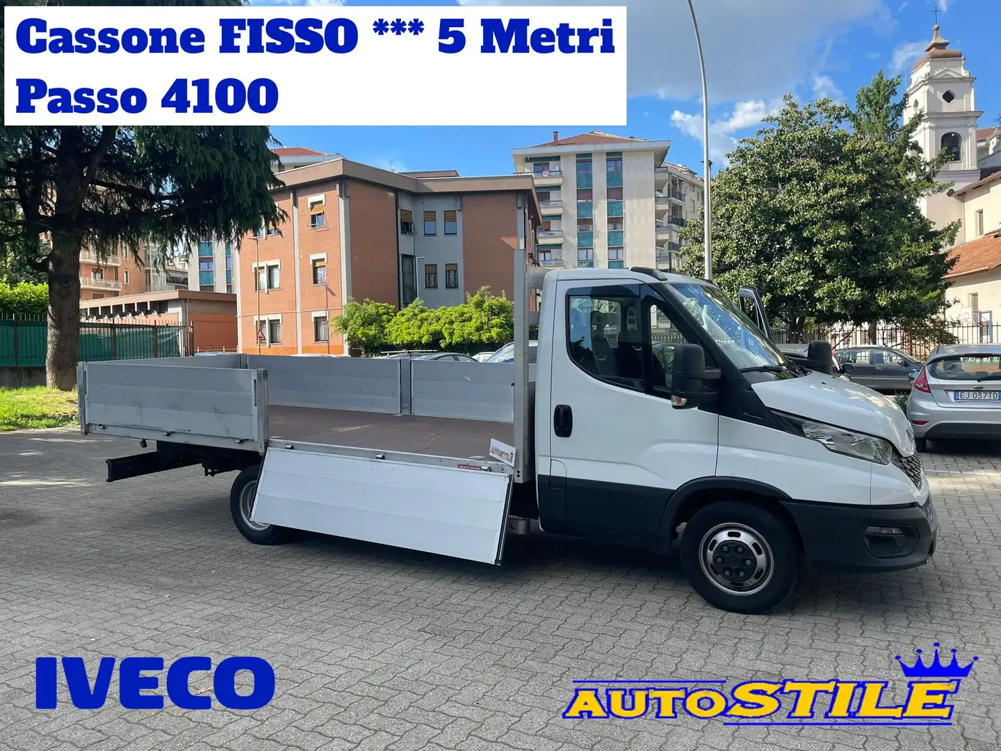 Iveco Daily 35C14 140CV *CASSONE FISSO 5 Metri * GEMELLATO Bianco - 1