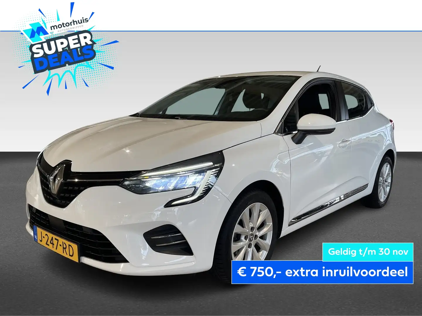 Renault Clio 1.0 TCe 100pk Intens | 16'' LMV | Cruise Control | Blanc - 1