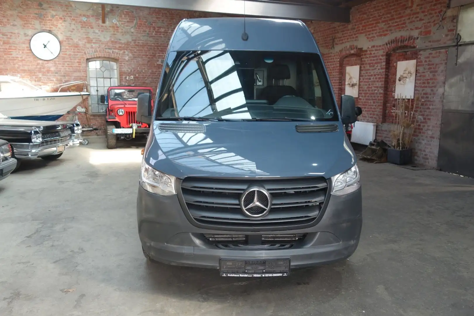 Mercedes-Benz Sprinter Kasten 314 L2 Klima Kamera TüvNeu Euro6 Gris - 2