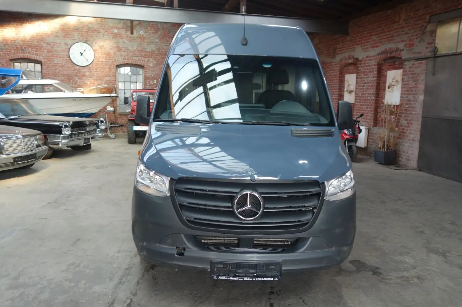 Mercedes-Benz Sprinter Kasten 314 L2 Klima Kamera TüvNeu Euro6 Grijs - 2