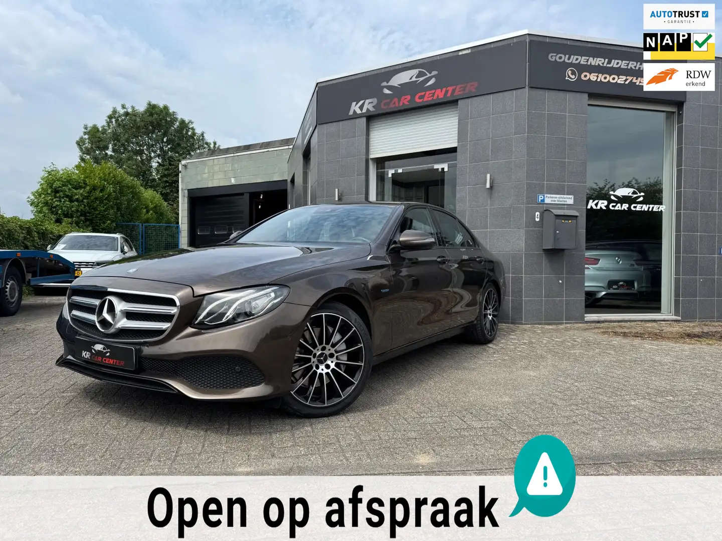 Mercedes-Benz E 350 e Hybride Nieuw Staat GLASCOATING Marrón - 1