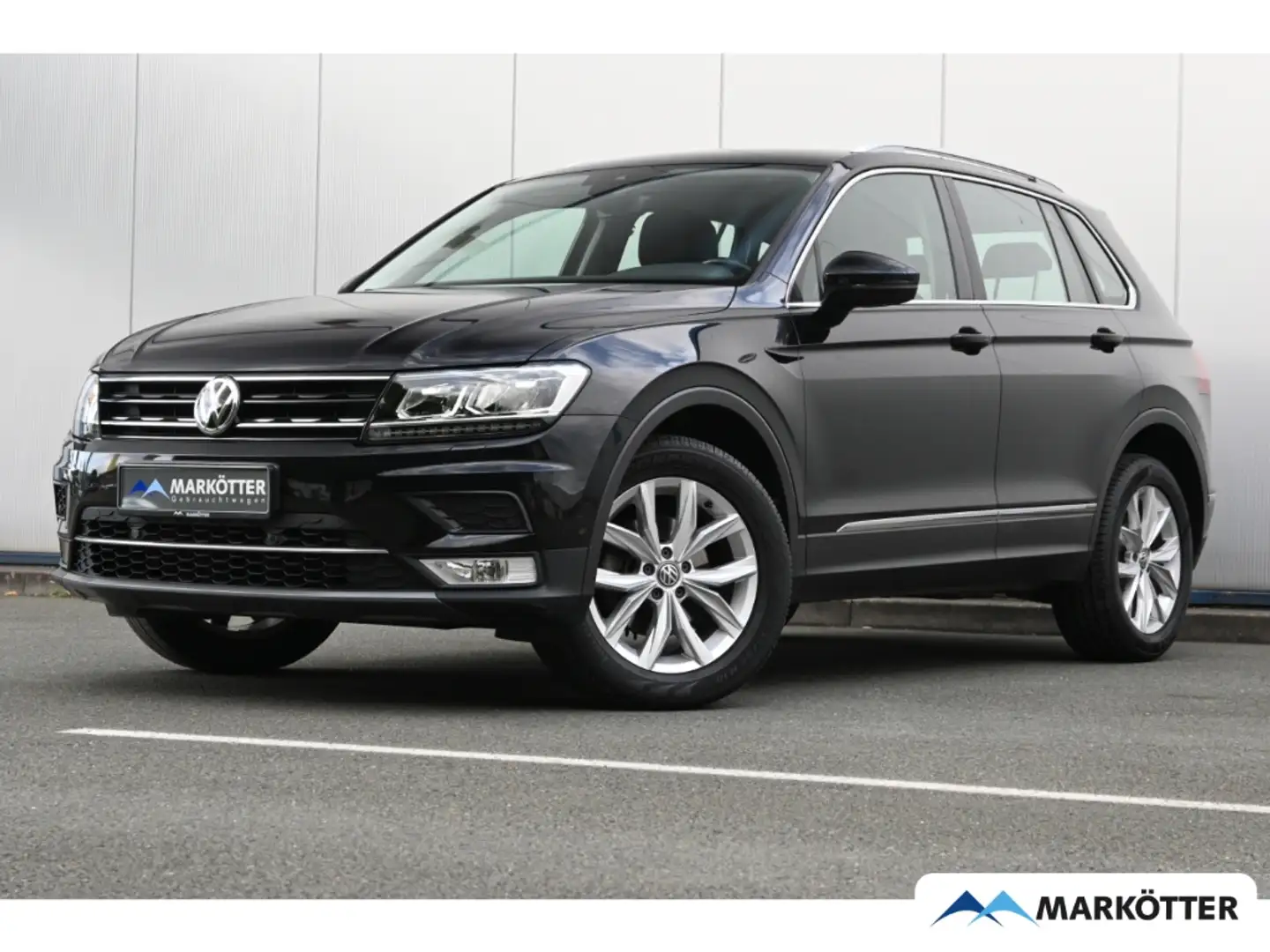 Volkswagen Tiguan 2.0 TDI Highline 4Motion/ACC/AHK Schwarz - 1