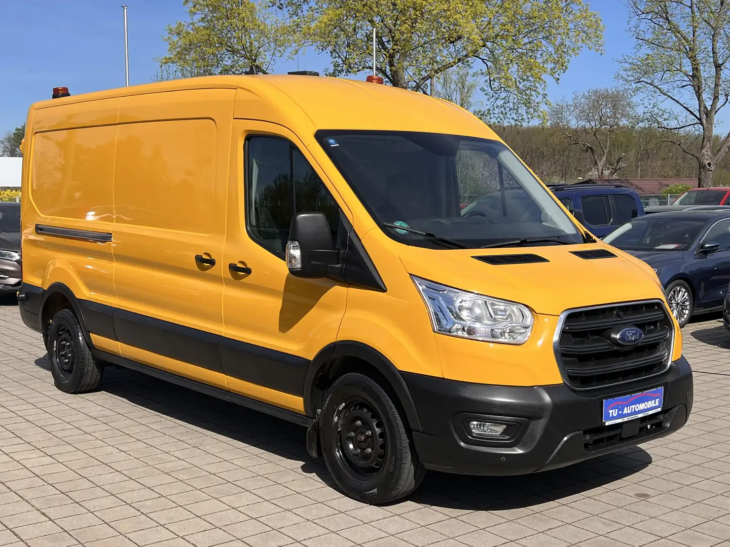 Ford Transit Kasten 350 lkw L3H2 STANDHZ-AHK-RKAM-1.HAND-185PS Beige - 1