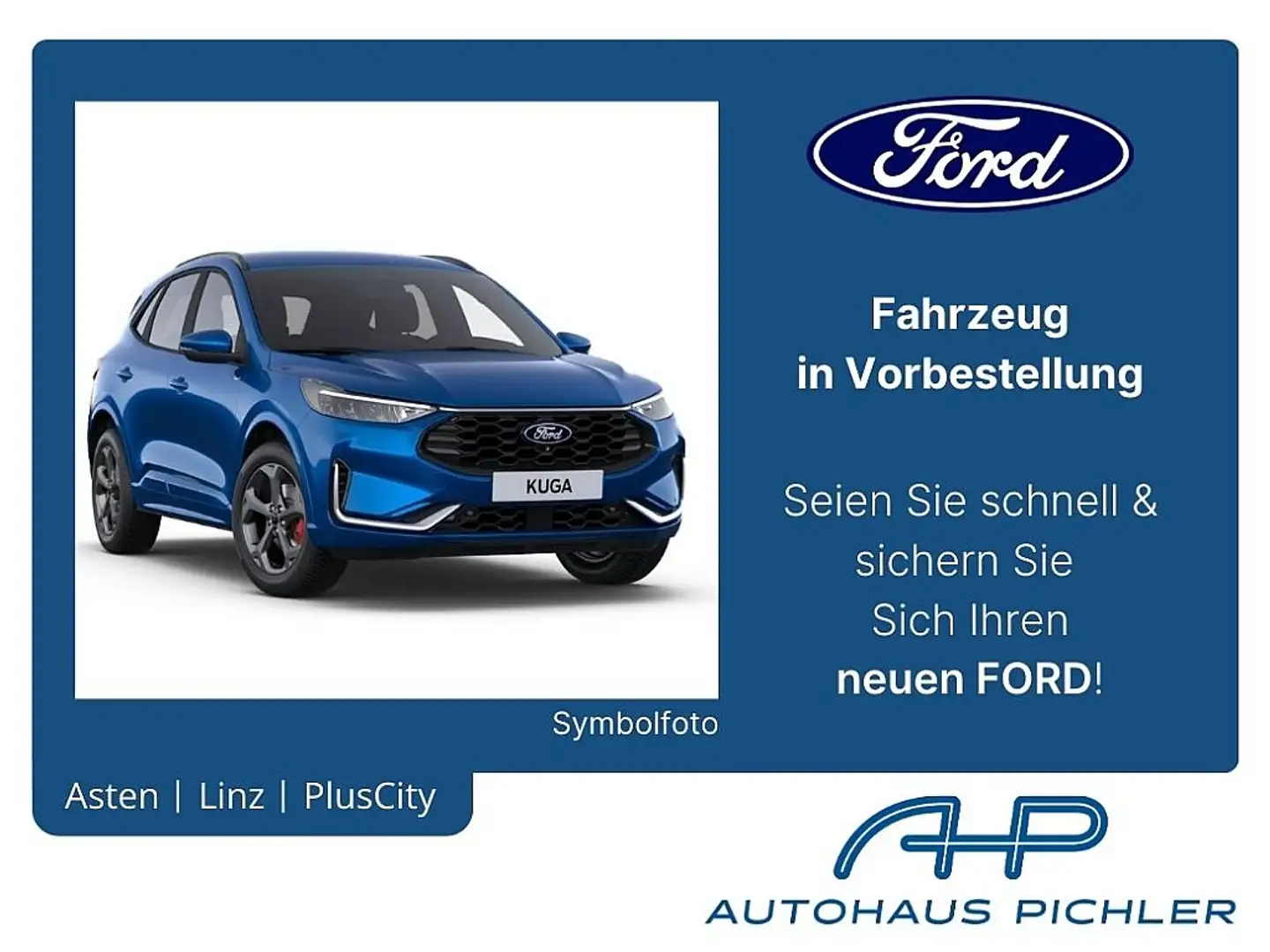 Ford Kuga 2,5 Duratec PHEV ST-Line Aut. 180 PS LEASING AK... Silber - 1