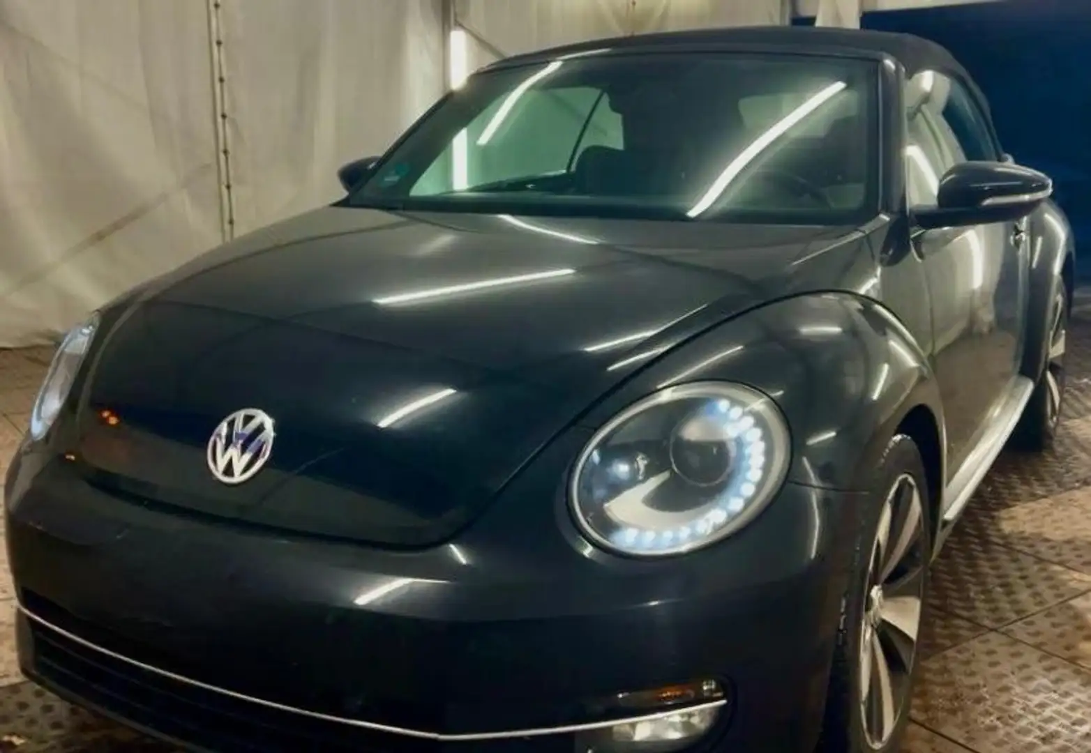 Volkswagen Maggiolino Cabrio DSG 1.2 TSI NAVY SEDILI RISC Noir - 1