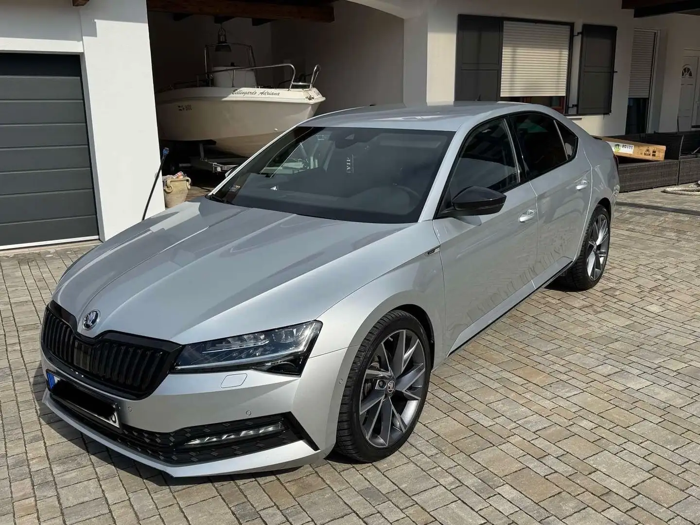 Skoda Superb Lim. Sportline LED 4xSTZH ACC AHK Alcanta Plateado - 2
