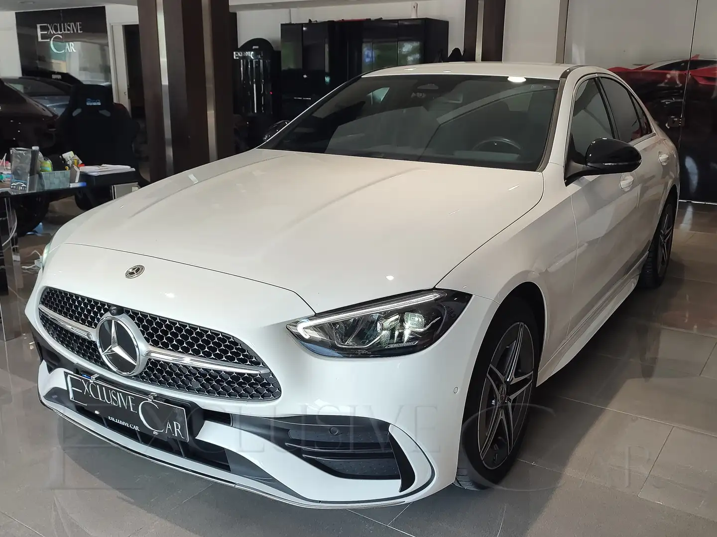 Mercedes-Benz C 300 C SW 300 e phev Premium auto Blanc - 1