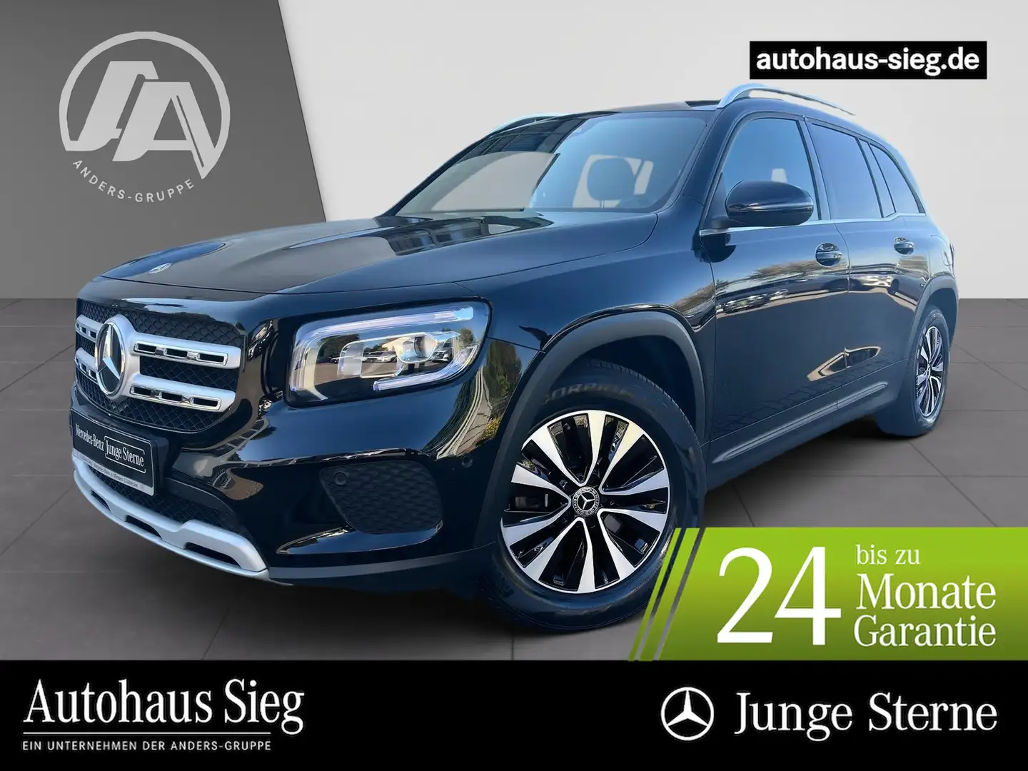 Mercedes-Benz GLB 200 d Style+MBUX+SHZ+LED+AHK+Kam+Appl+7-Sitz Schwarz - 1