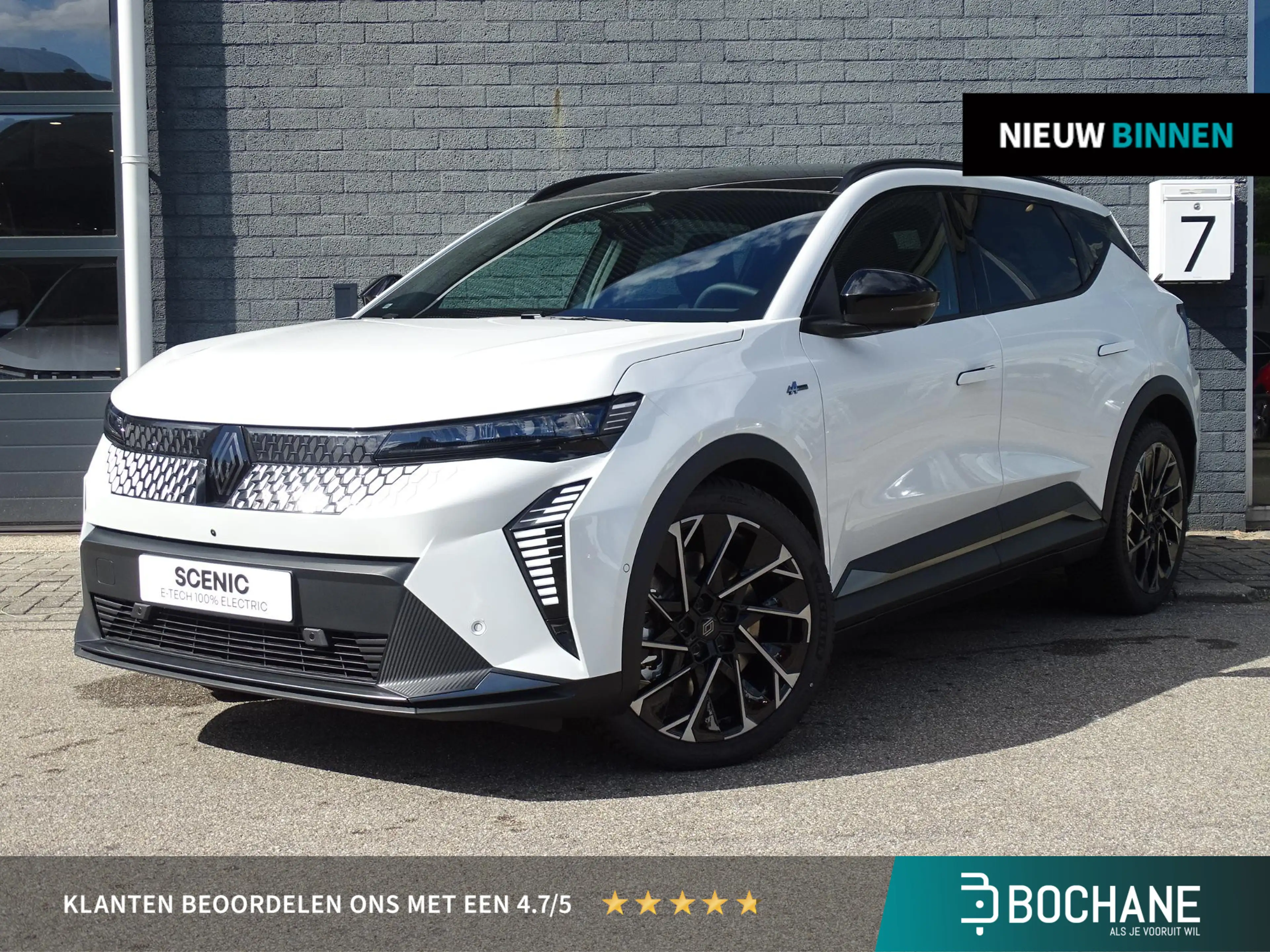 Renault Scenic E-Tech EV87 long range esprit Alpine NU 5 JAAR GAR