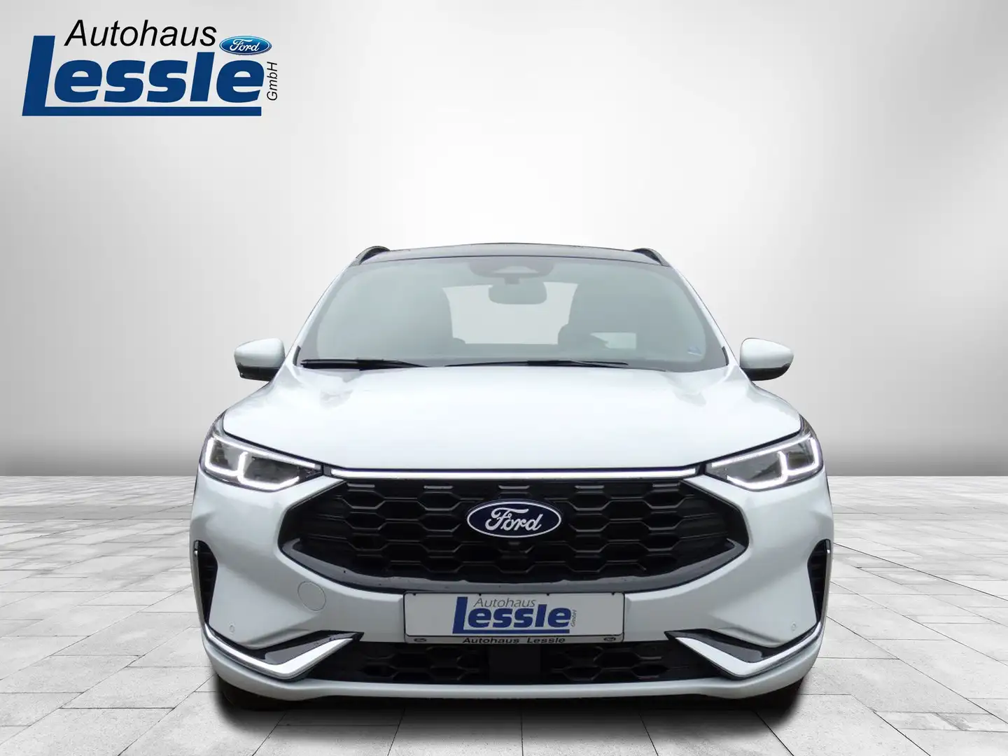 Ford Kuga Hybrid ST-Line X FHEV Allrad/Schiebedach/AHK/ACC Blanc - 2