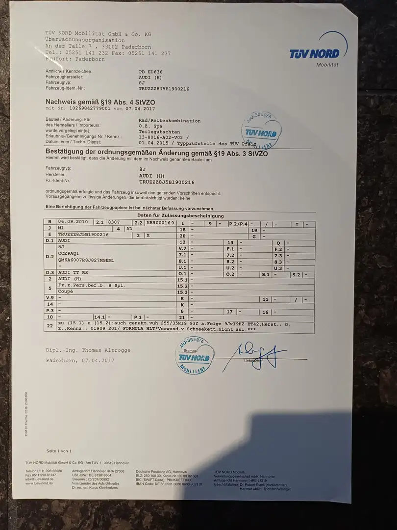 Audi TT RS gr.Navi , Schalensitze,OZ Felgen ,fast voll !!! Zwart - 1