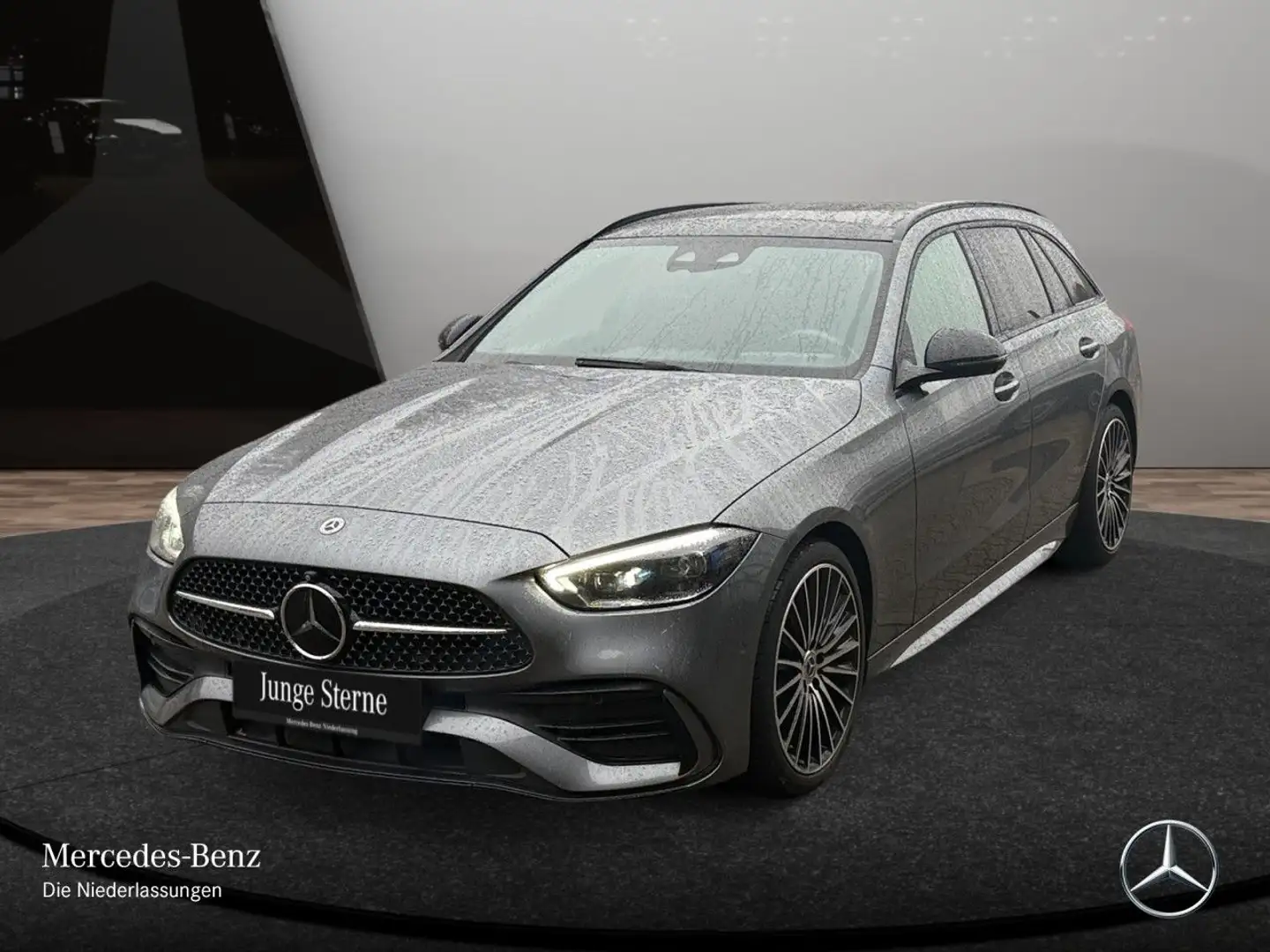 Mercedes-Benz C 220 d T 4M AMG+NIGHT+PANO+360+STHZG+BURMESTER+9G Grau - 2