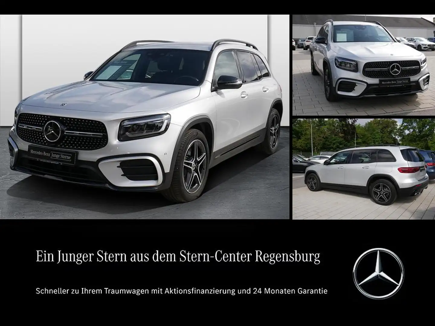 Mercedes-Benz GLB 220 4M AMG+DISTRONIC+AHK+LED+KEYLESS+NIGHT++ Argintiu - 1