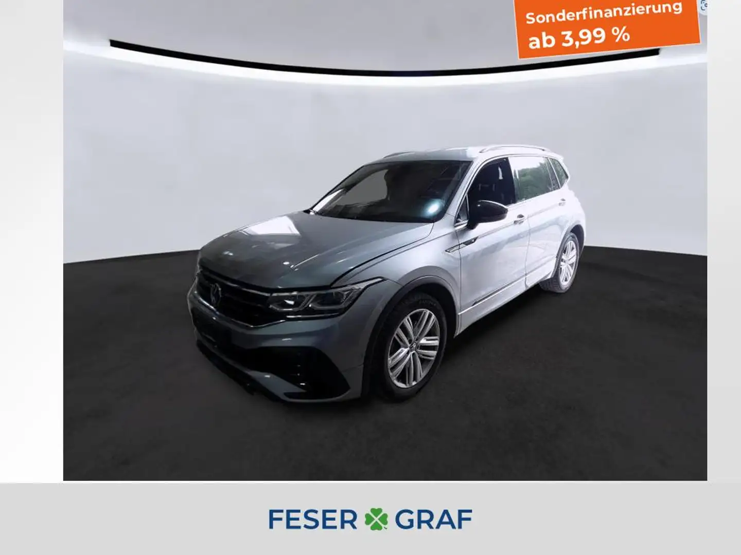 Volkswagen Tiguan Allspace R-Line 2.0l TSI 4Motion 7-DSG KAMERA AHK HEAD-UP Silber - 1