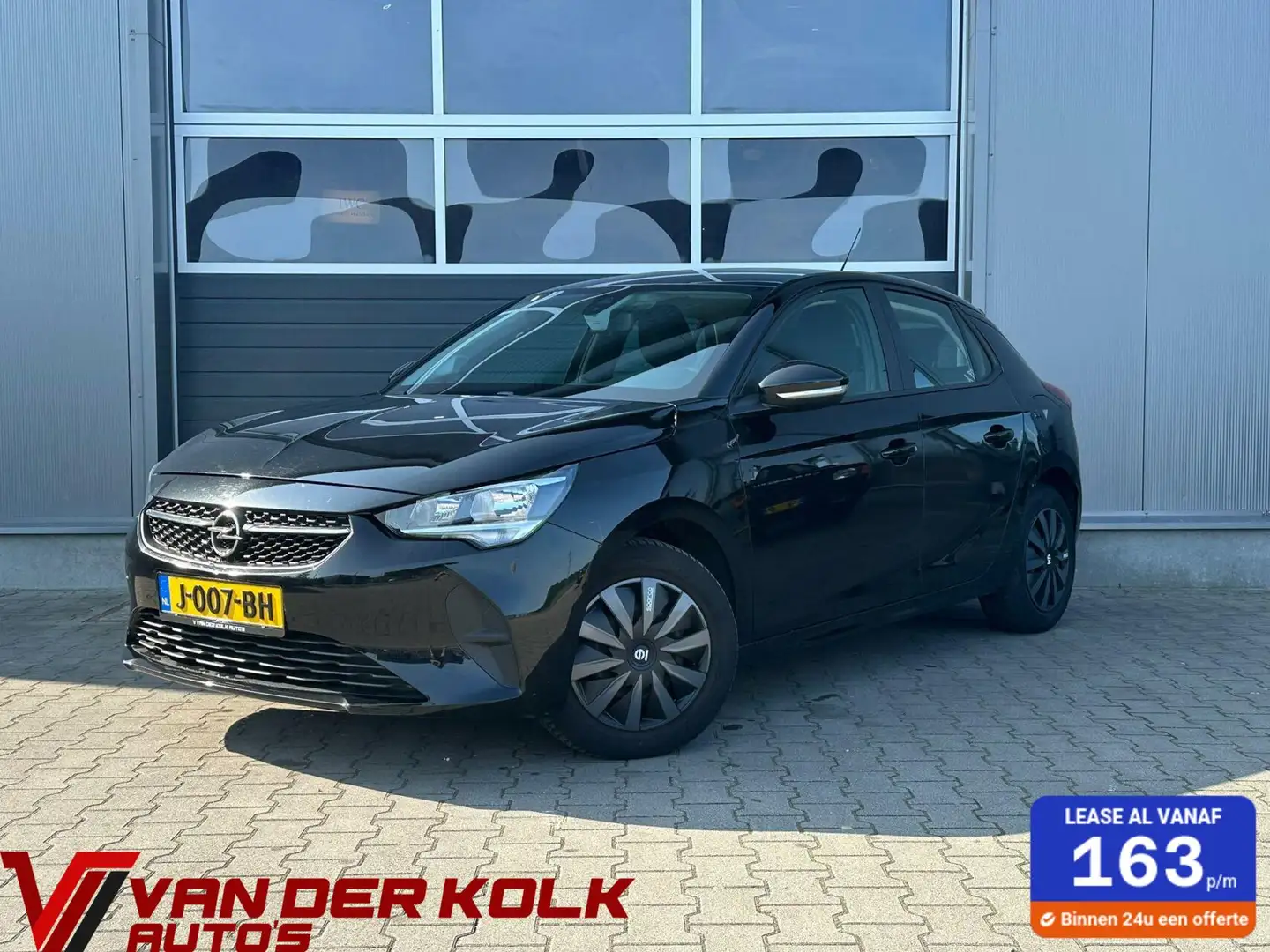Opel Corsa 1.2 Elegance Nieuwe D-Riem CarPlay Navi Cruise Air Zwart - 1