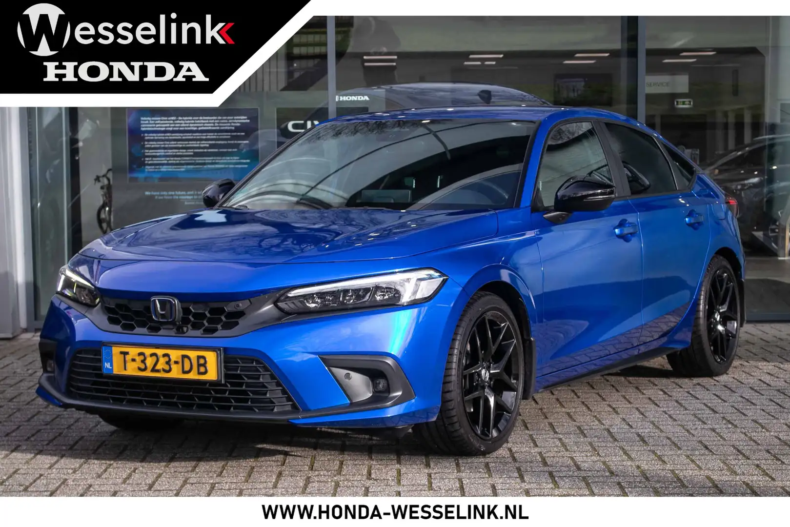 Honda Civic 2.0 e:HEV Sport Automaat -All in rijklaarprijs | 1 Bleu - 1