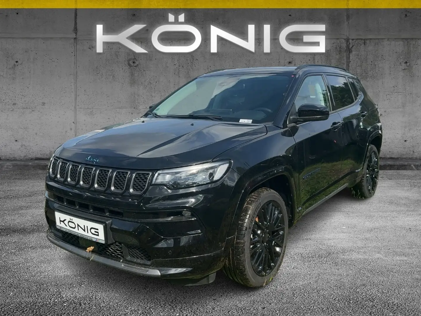 Jeep Compass 1.3 PHEV S 4WD Automatik Klimaautomatik Schwarz - 1