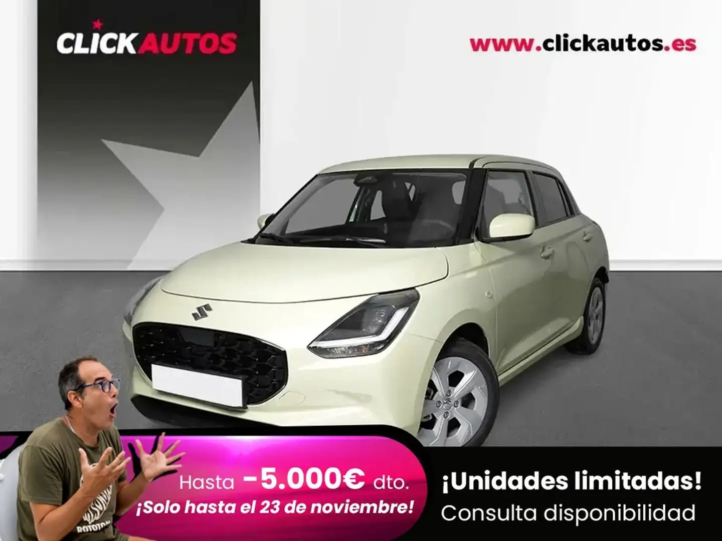 Suzuki Swift 1.2 83CV S2 Hybrid CVT Amarillo - 1