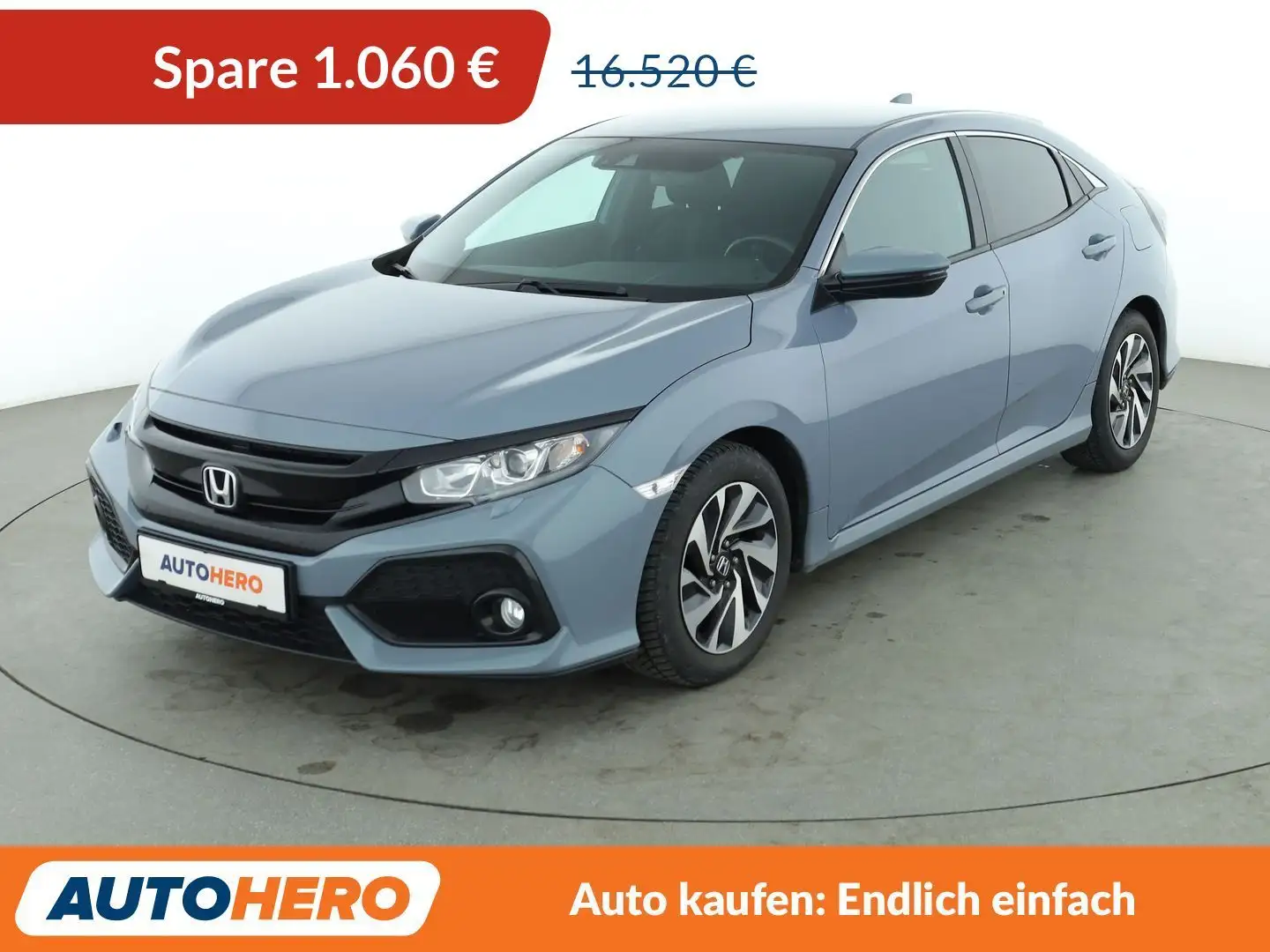 Honda Civic 1.0 VTEC Elegance*ACC*CAM*PDC*SHZ*KLIMA*GARANTIE* Grau - 1