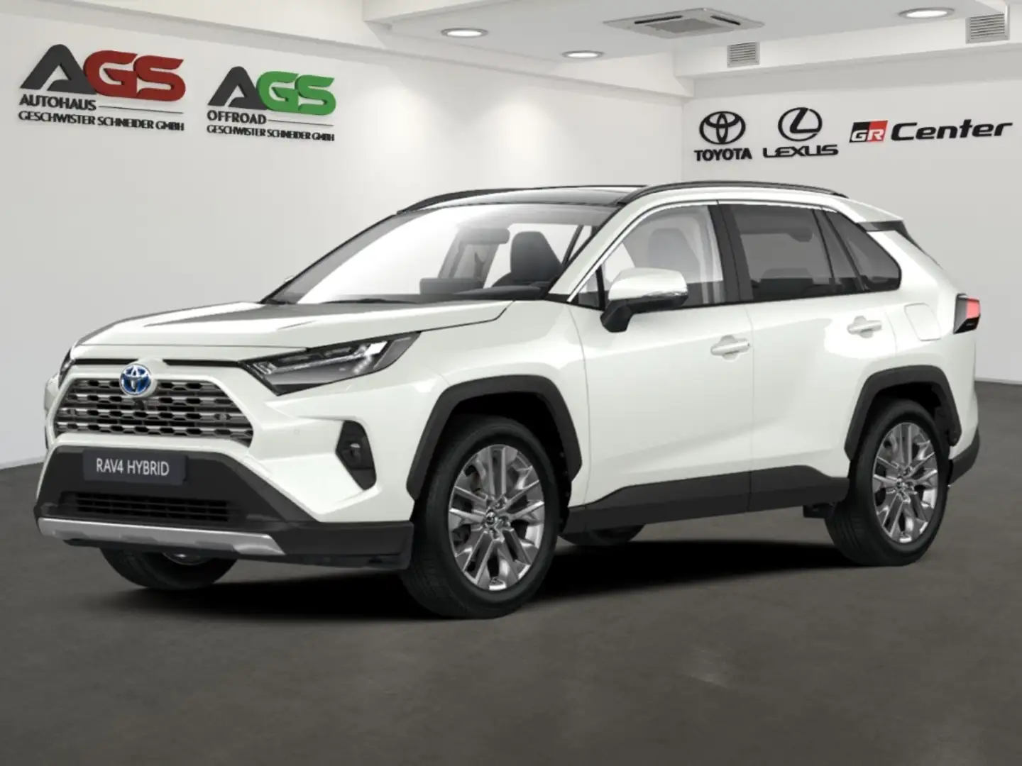 Toyota RAV 4 Hybrid 4x4 Lounge 2.5 VVT-i PANORAMA AHK VOLL Weiß - 1