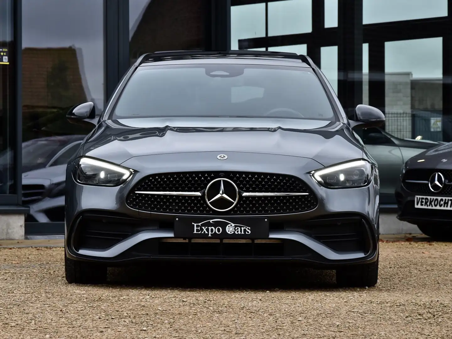 Mercedes-Benz C 300 AMG Line*PANO DAK*360°CAMERA*HEAD-UP*MEMORY* Gris - 2