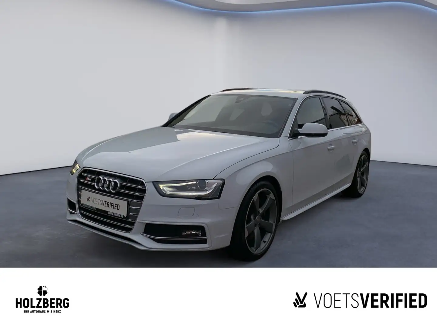 Audi S4 3.0 TFSI quattro PANO+NAVI+ACC Blanco - 1