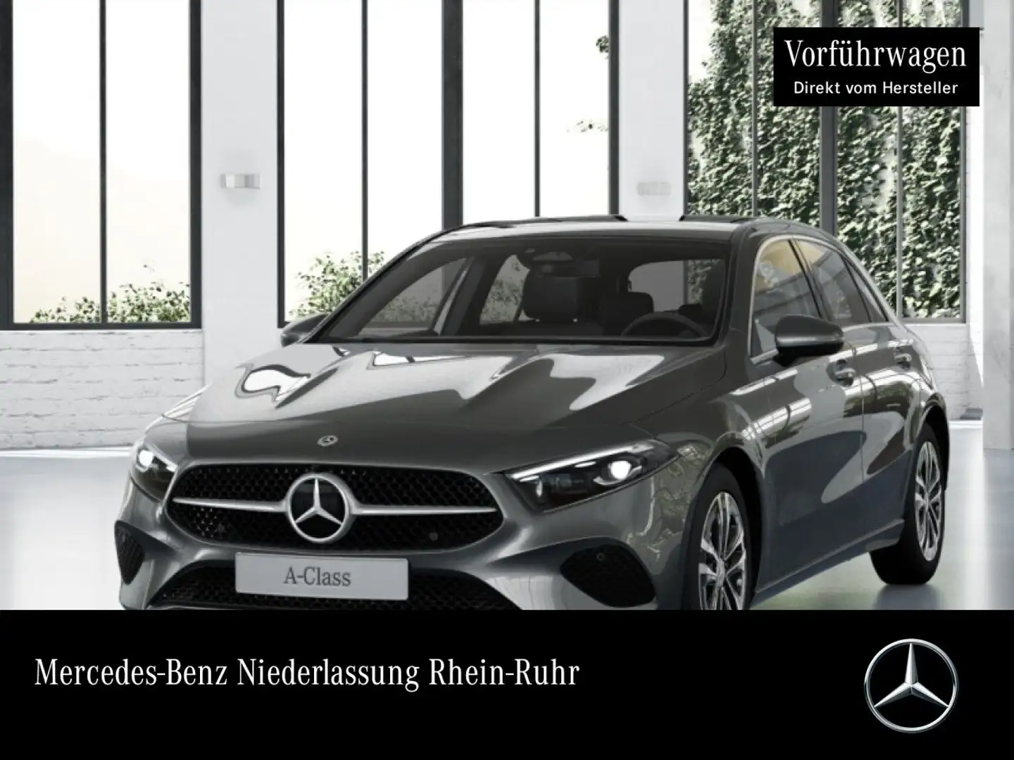 Mercedes-Benz A 200 d PROGRESSIVE+PANO+AHK+MULTIBEAM+KAMERA+TOTW Grau - 1