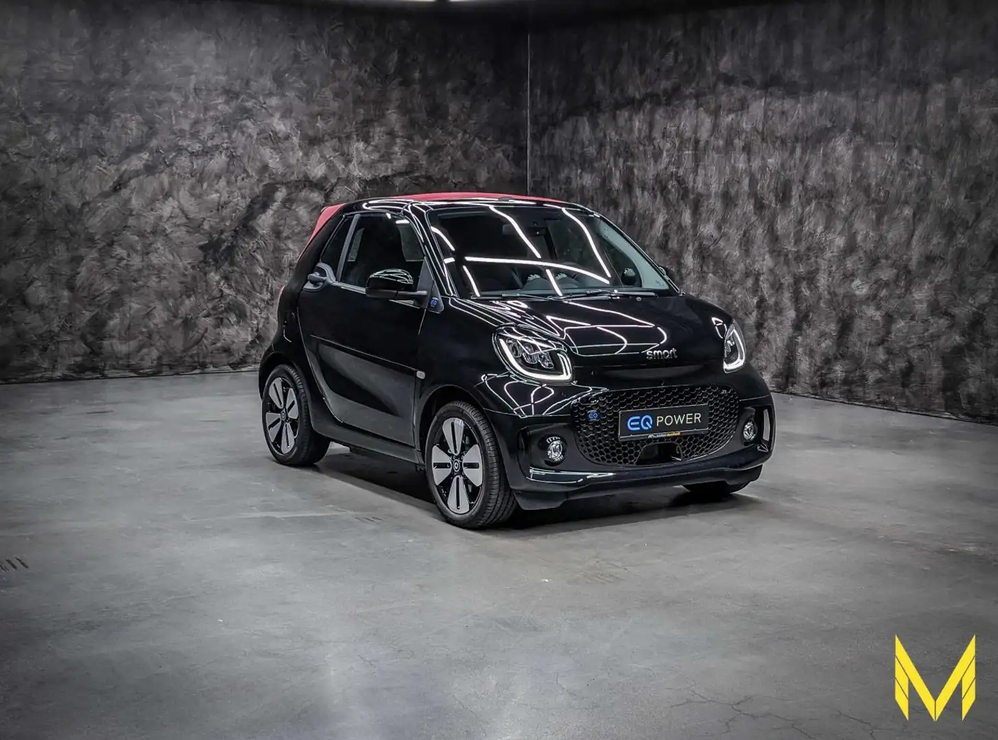smart forTwo EQ cabrio prime EXCLUSIVE/BLACK/RED/173KM Schwarz - 1