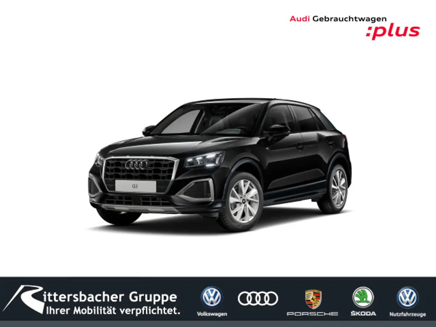 Audi Q2 advanced 30 TFSI AHK Parken+KomfortPaketPlus Schwarz - 1