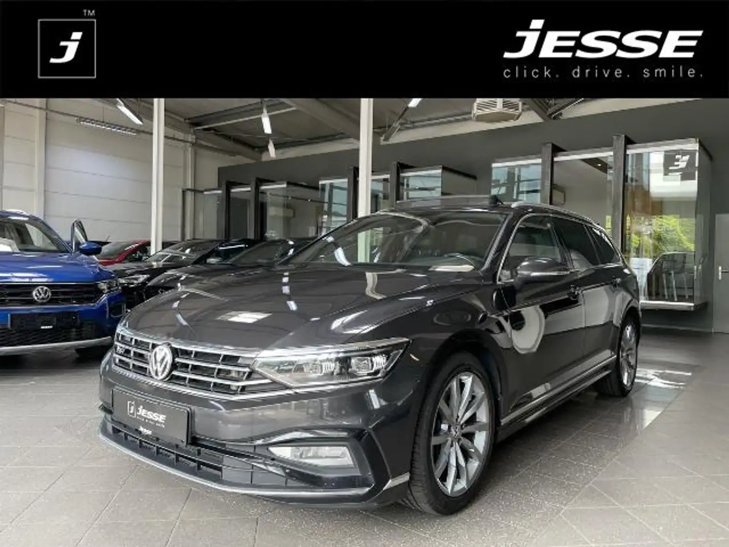 Volkswagen Passat Variant 4M 2.0 TDI R-Line Matrix Navi Virtual AHK Grau - 1