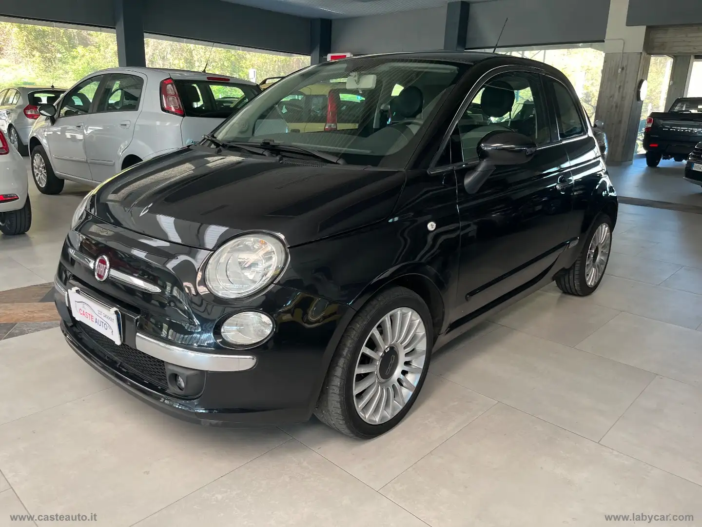 Fiat 500 1.2 Lounge Noir - 1