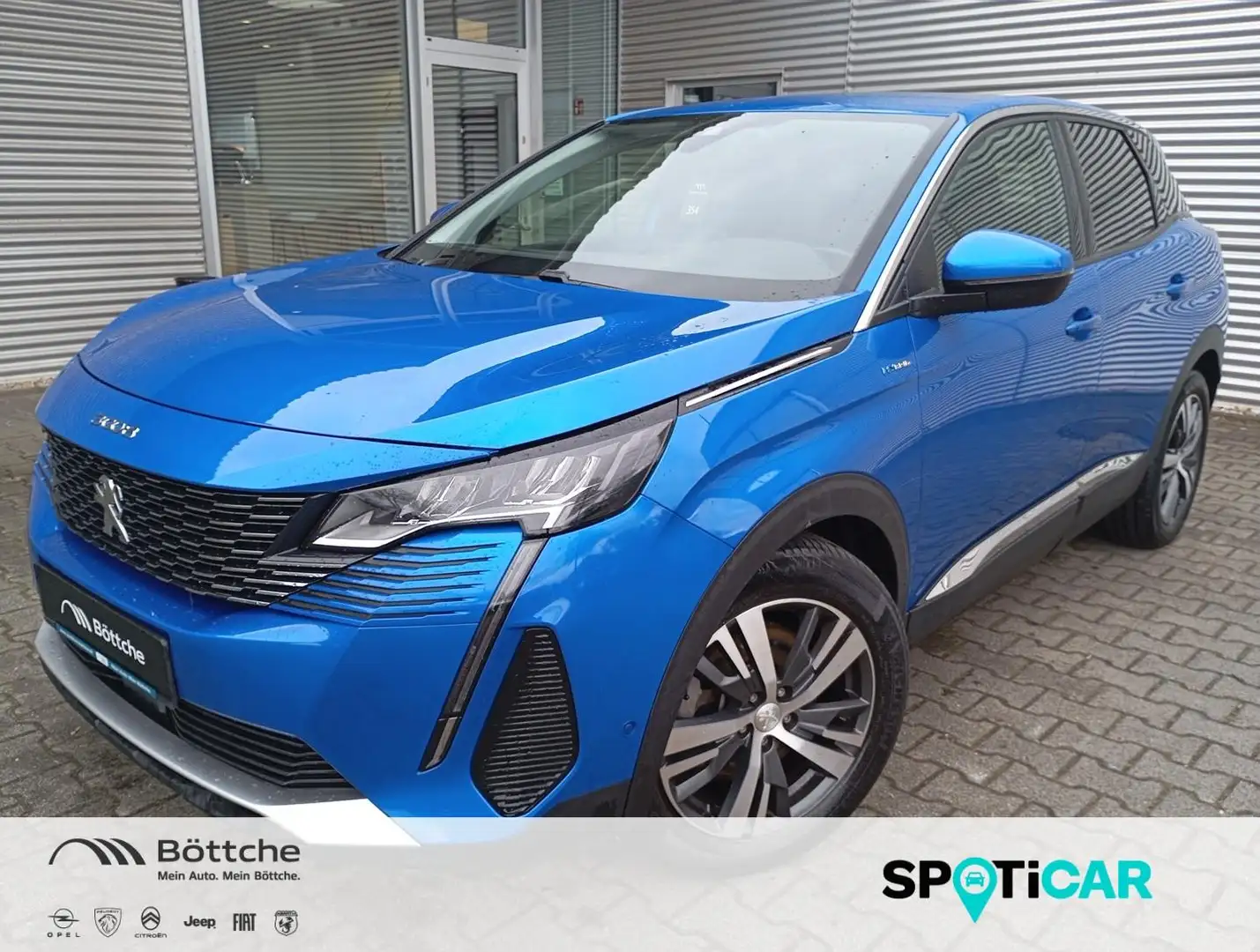 Peugeot 3008 Hybrid 225 Allure,PDC,Kamera,Klima,SHZ,Temomat Blau - 1