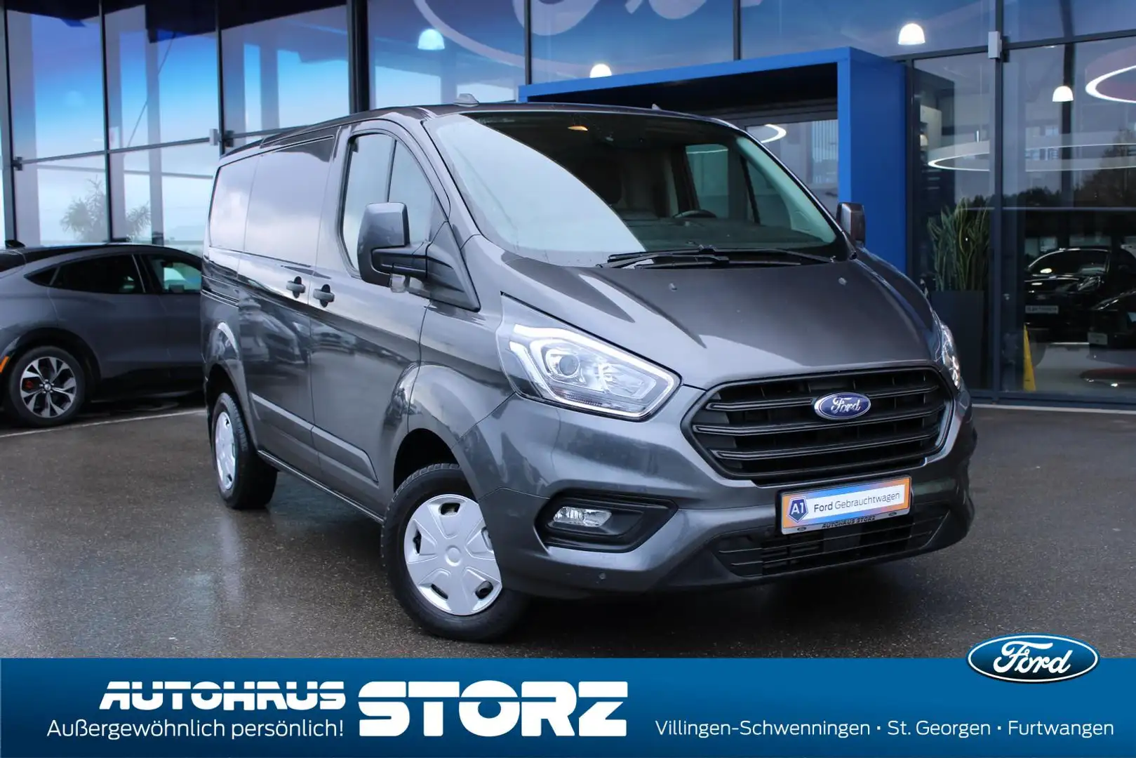Ford Transit Custom Kasten 280 L1 Trend SICHT PAKET|SITZ PAKET|HOLZBOD Grigio - 1
