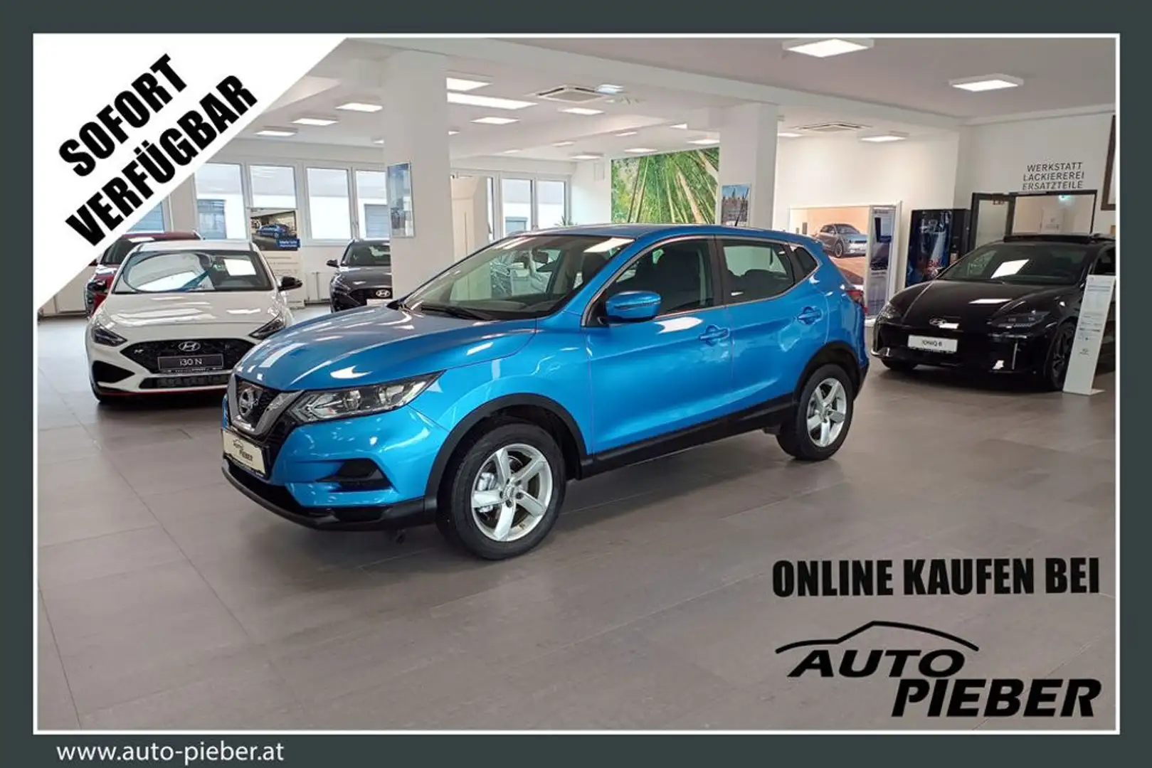 Nissan Qashqai 1,2 DIG-T Acenta *AHK*PDC*Alufelgen* Azul - 1