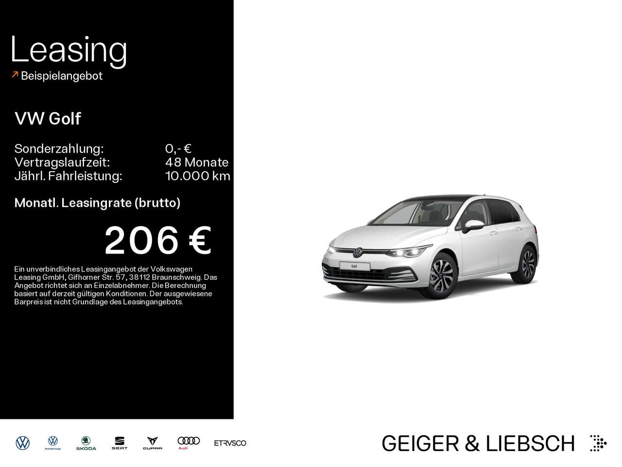 Volkswagen Golf — Volkswagen Golf VIII 2.0 TDI DSG ACTIVE*IQ.LIGHT*HUD*AHK*PA