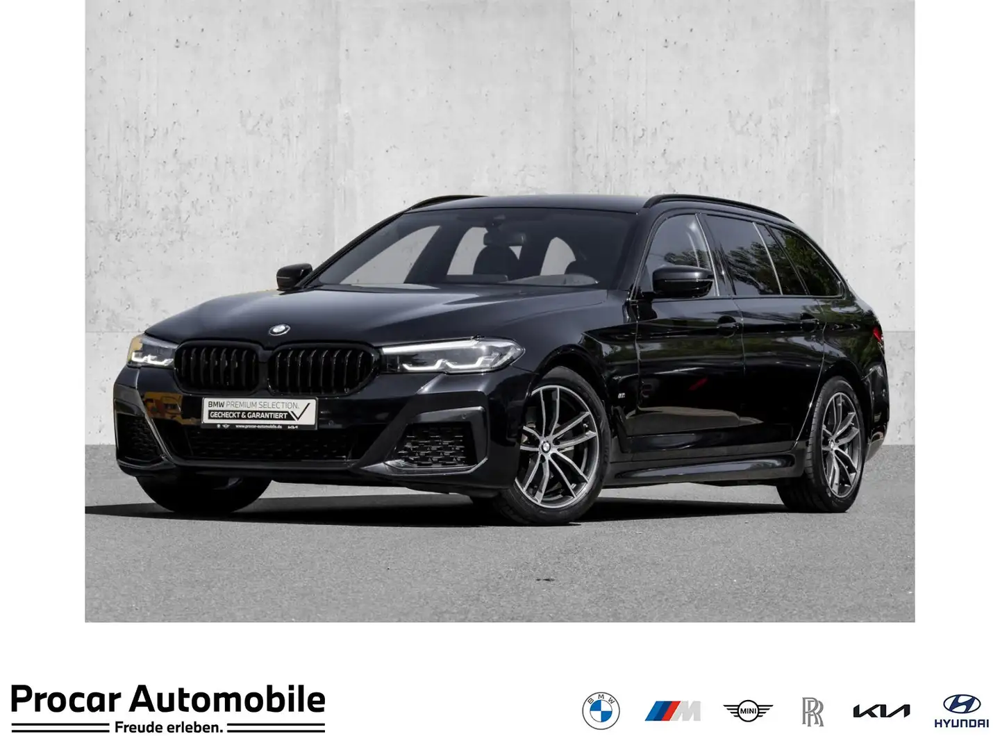 BMW 520 d M SPORT+HuD+DA+SHZ+LC PROF Schwarz - 1