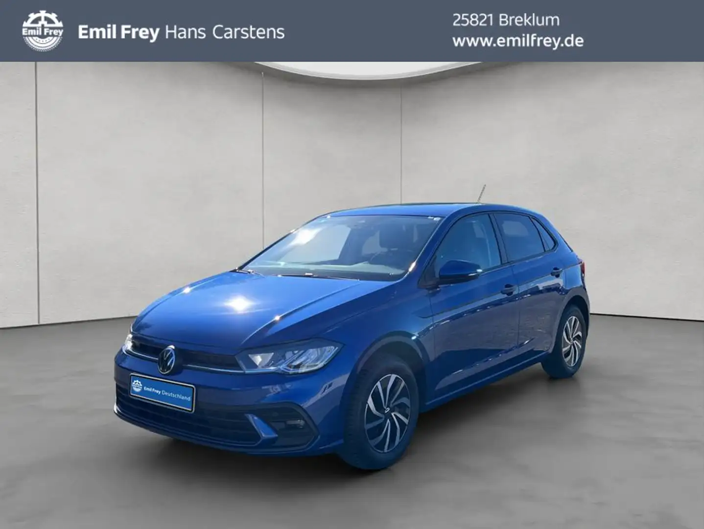 Volkswagen Polo 1.0 Klima Tempomat Digital Cockpit Blau - 1