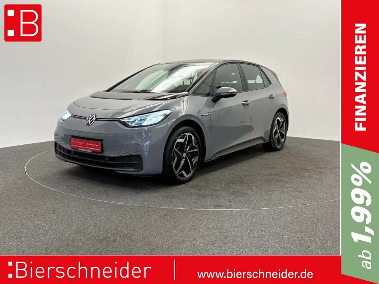 Volkswagen ID.3 Pro Perf DIGITAL COCKPIT 19 LED KAMERA NAVI ACC DA Grau - 1