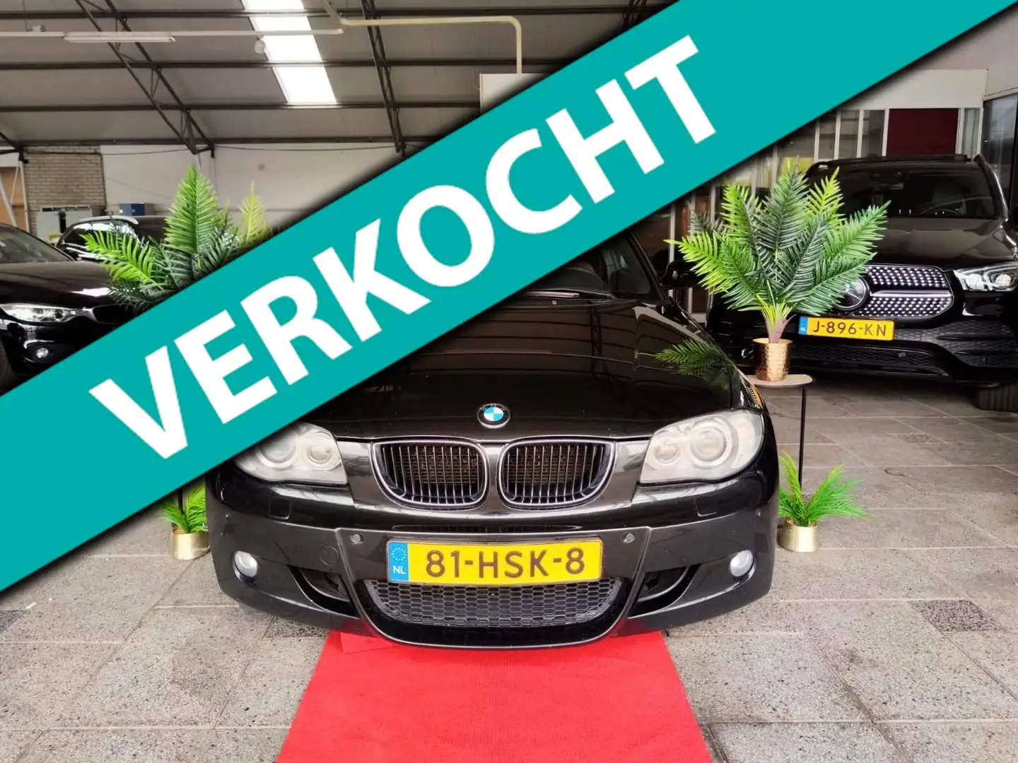 BMW 120 1-serie 120D M EDITION 3DR PANO XENON! 2008 Zwart - 1