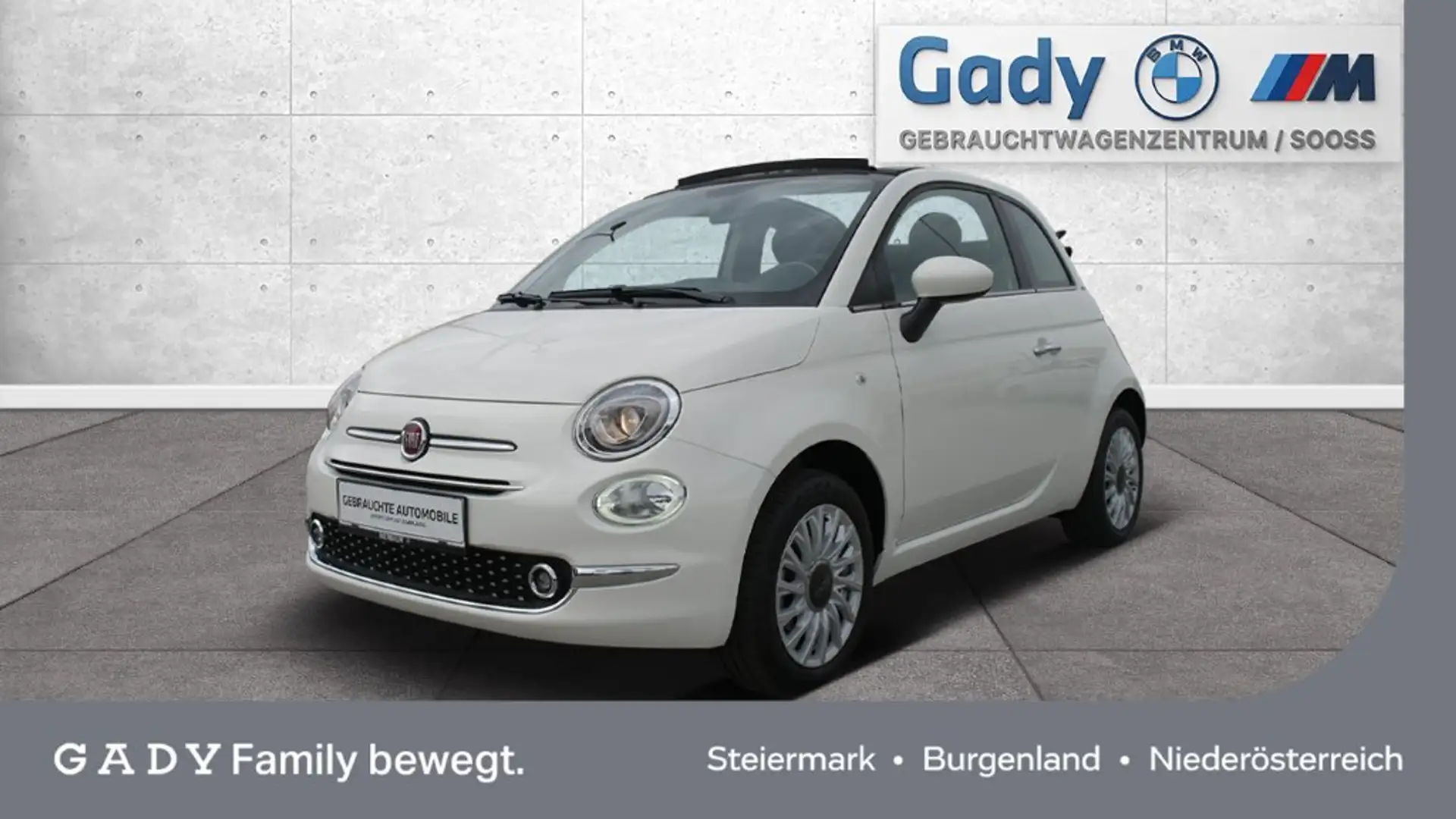 Fiat 500C FireFly Hybrid 70 Weiß - 1