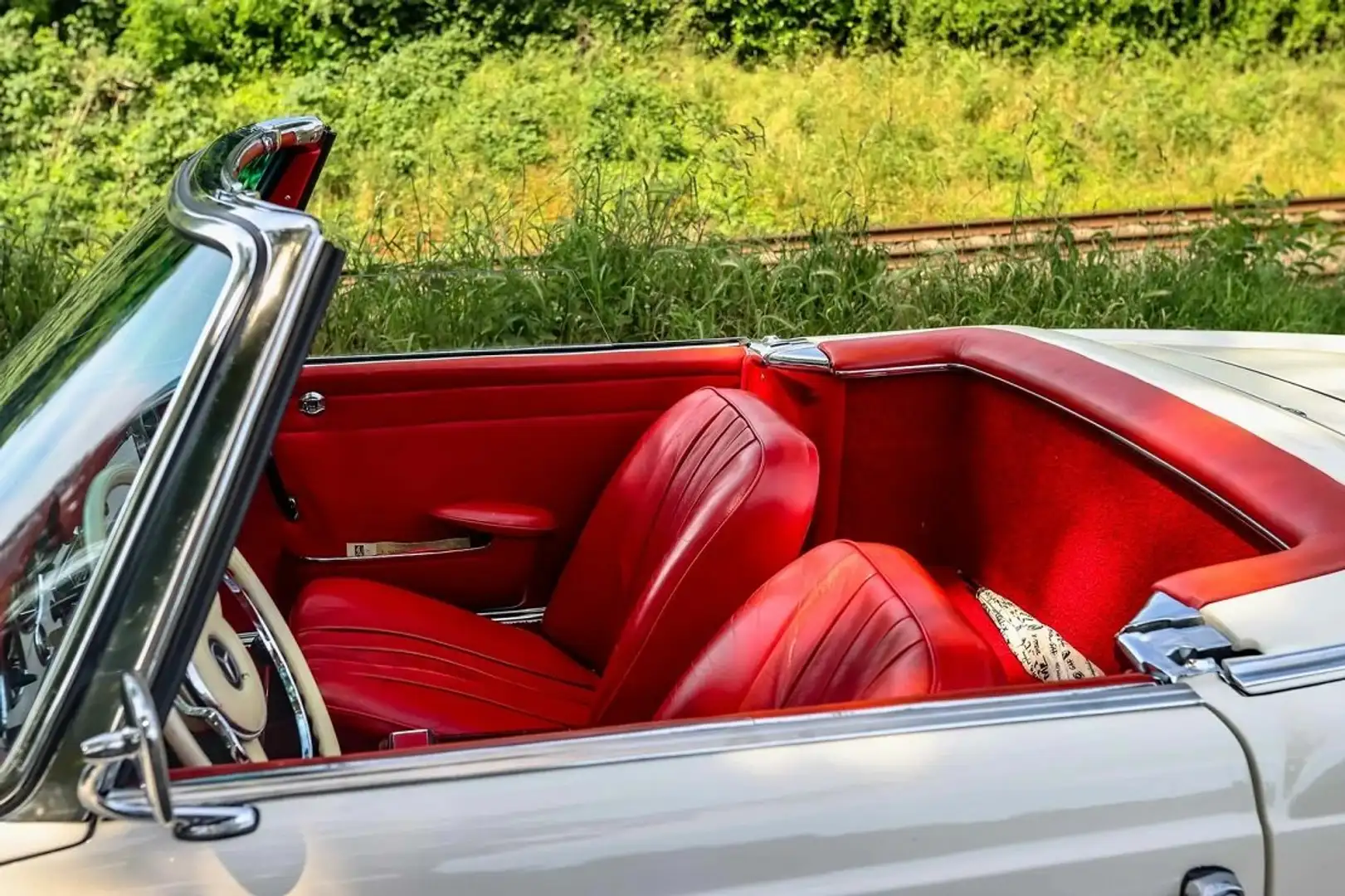 Mercedes-Benz 230 Mercedes Benz W 113 230 SL Blanc - 1