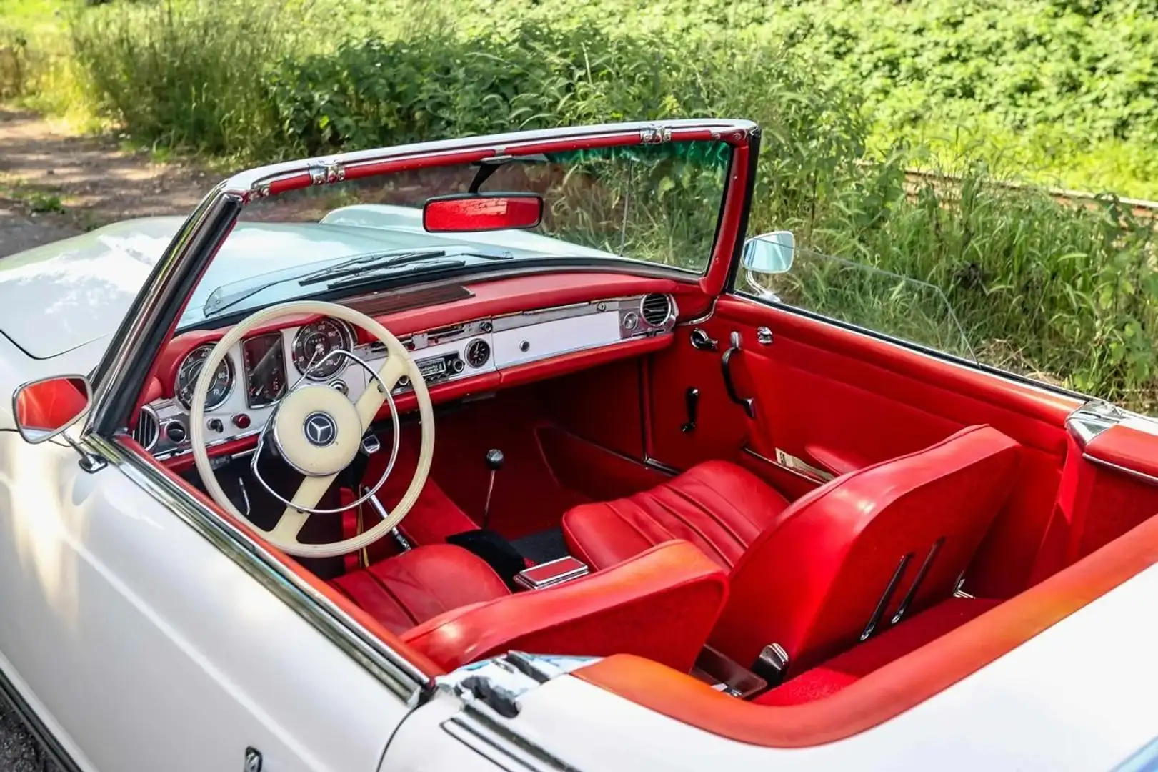 Mercedes-Benz 230 Mercedes Benz W 113 230 SL Blanc - 2