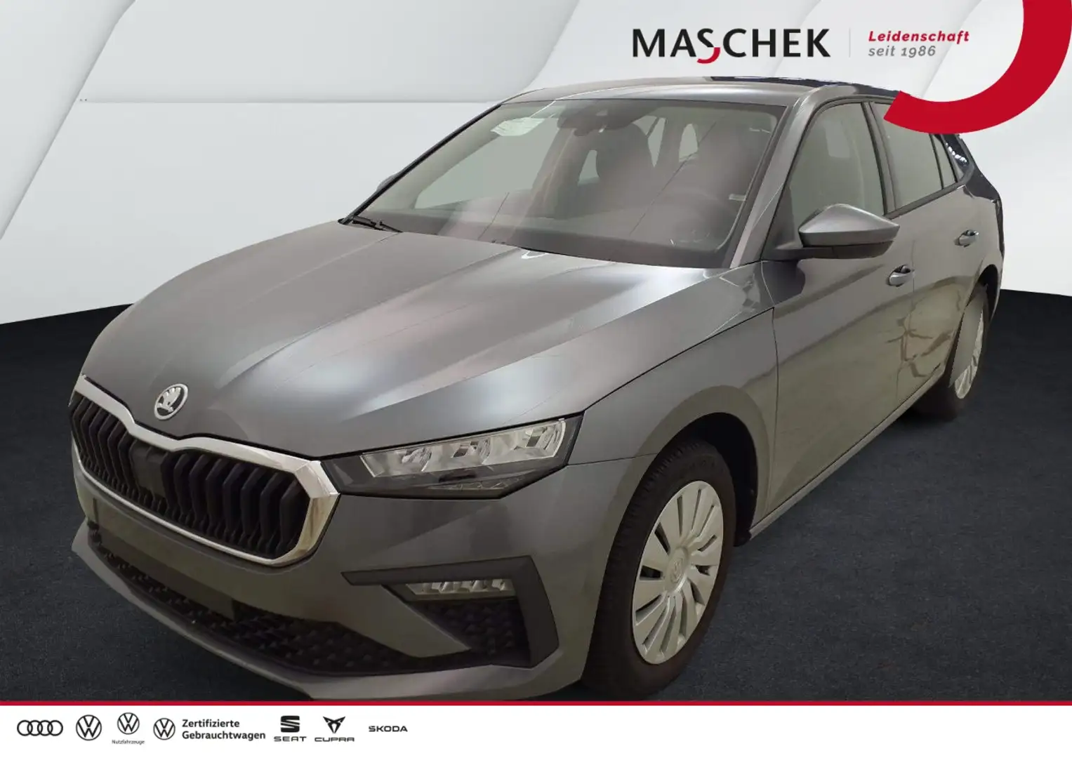 Skoda Scala 1.0 TSI DSG AHK GRA PDC Sitzh. AHK AUT LED PDC Grau - 1