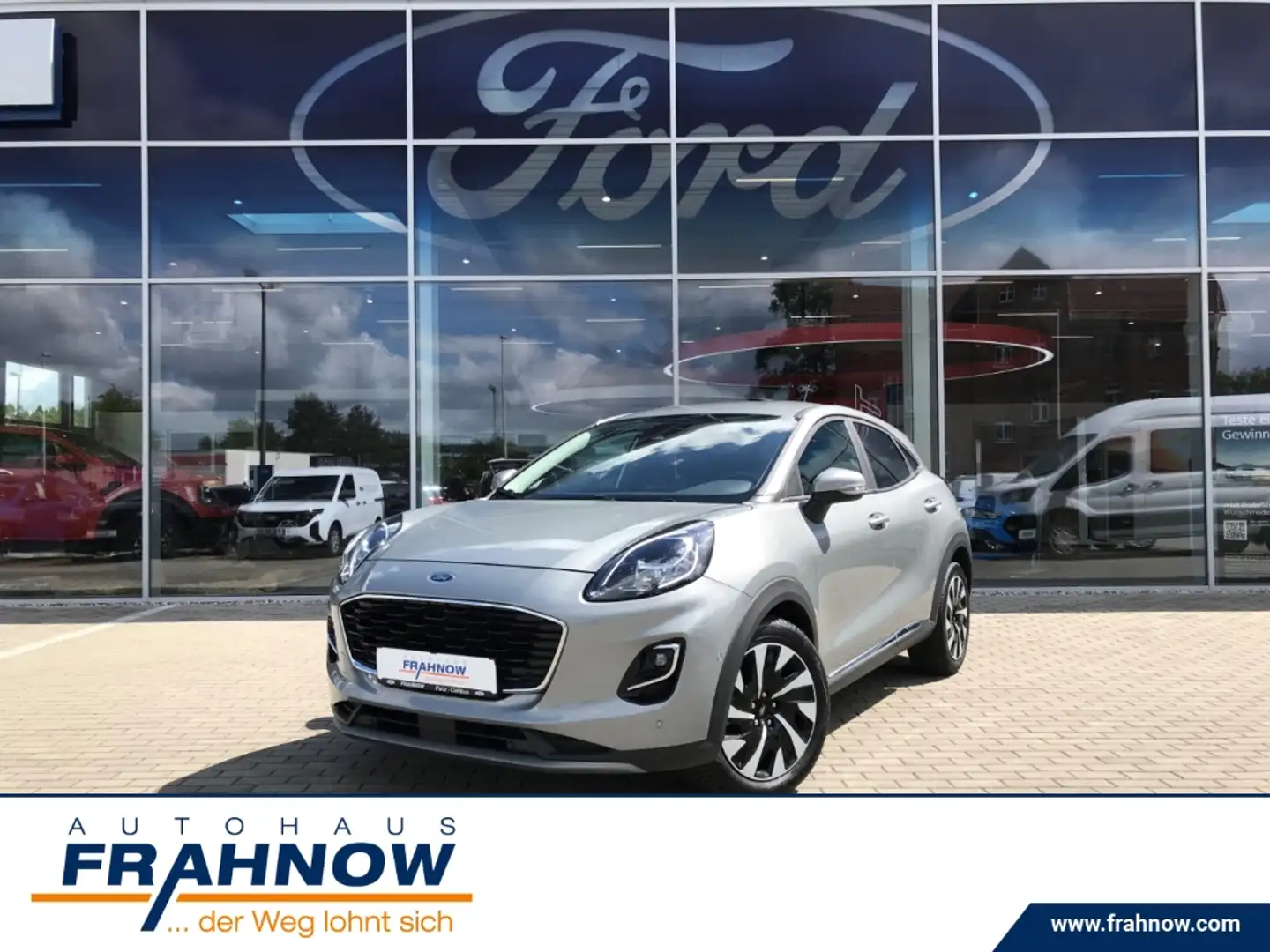 Ford Puma 1.0 EcoBoost MHEV Titanium LED NAVI ACC TWA Silber - 1